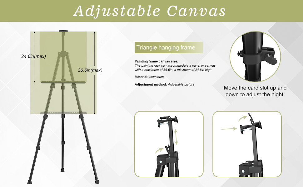 easels for painting canvas