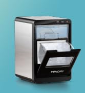 EUHOMY Nugget Ice Maker Countertop, 44Lbs/24H Pebble Ice Maker Machine, Self-Cleaning Pellet Ice ...