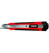 ALLWAY RK7 Soft-Grip 18mm Snap-Off Knife with 3 Stainless Steel Blades