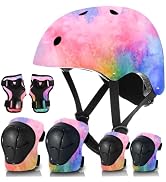 ETEETOW Adjustable Gradient Color Kids/Toddler Bike Helmet for 1-2-3-5-8-14 Years Boys Girls,Skat...