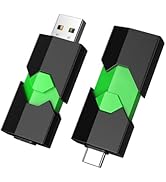 K&amp;ZZ Type-C USB Flash Drive 64G, Thumb Dual Drive USB 3.0 + Type-C, USB C Memory Stick for iPhone...
