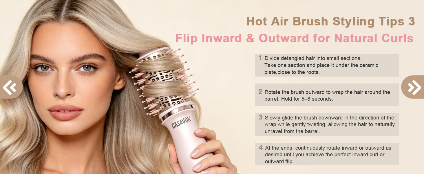 4 in 1 Mini Hot Air Brush Blow Dryer Brush for Short Hair