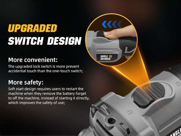 cordless angle grinder