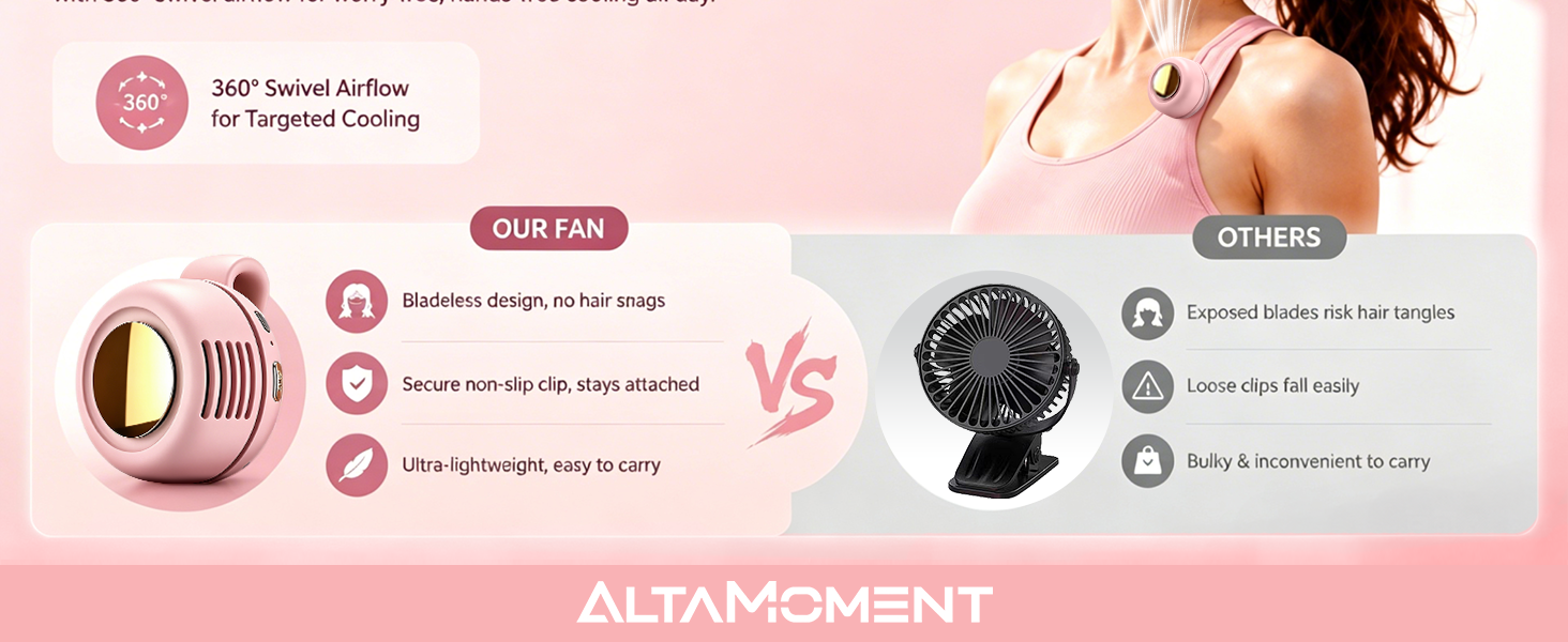 Portable Clip-On Fan