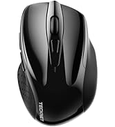 TECKNET Wireless Mouse (2.4G & BT5.0/3.0) Silent Mouse 4800 DPI Computer Mouse 6 Buttons Bluetoot...