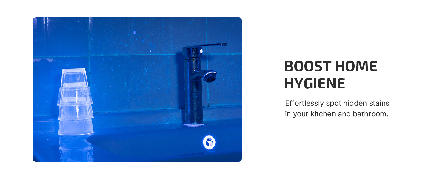 UV light for inspection