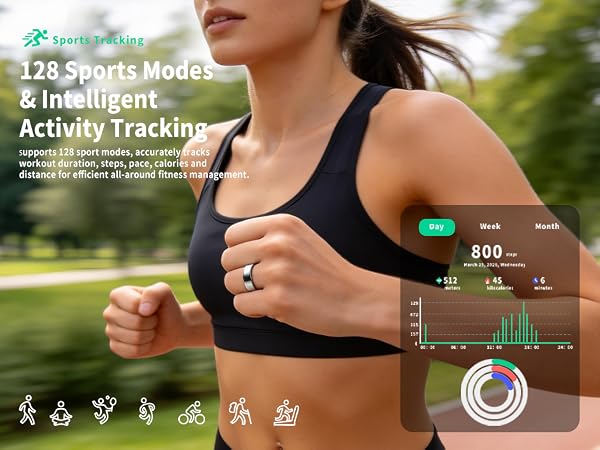 smart ring women fitness health men step tracker sleep anillo inteligente mujer anillos