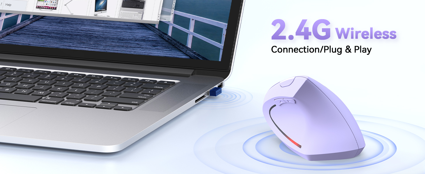a laptop with a mouse attached to it.