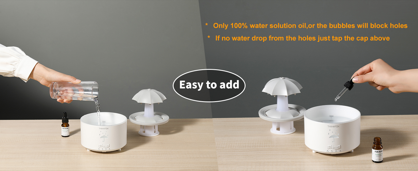 rain drop humidifier