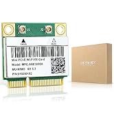 AX210HMW WiFi Card, Wi-Fi 6E Laptop Wireless Card Mini PCIE Interface, Tri-Band Wireless Module f...