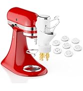 Cofun Gourmet Pasta Press Attachment for KitchenAid Stand Mixer, Pasta Maker with 7 Interchangeab...
