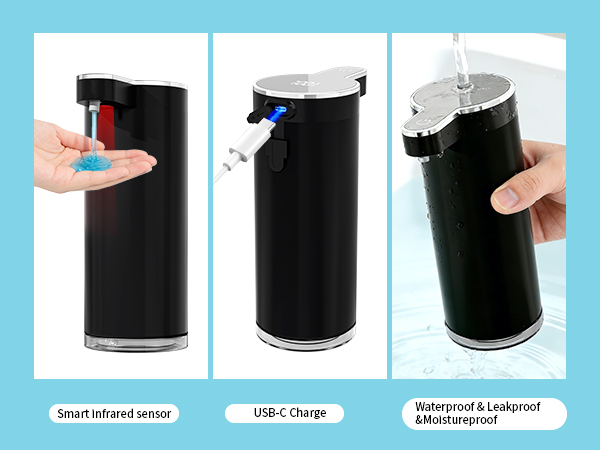 brushed stainless steel finish soap dispenser