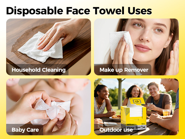Disposable Face Towel Uses