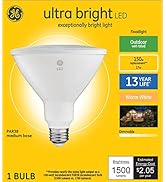 GE Ultra Bright LED Light Bulb, 150 Watt, Warm White, PAR38 Outdoor Floodlight