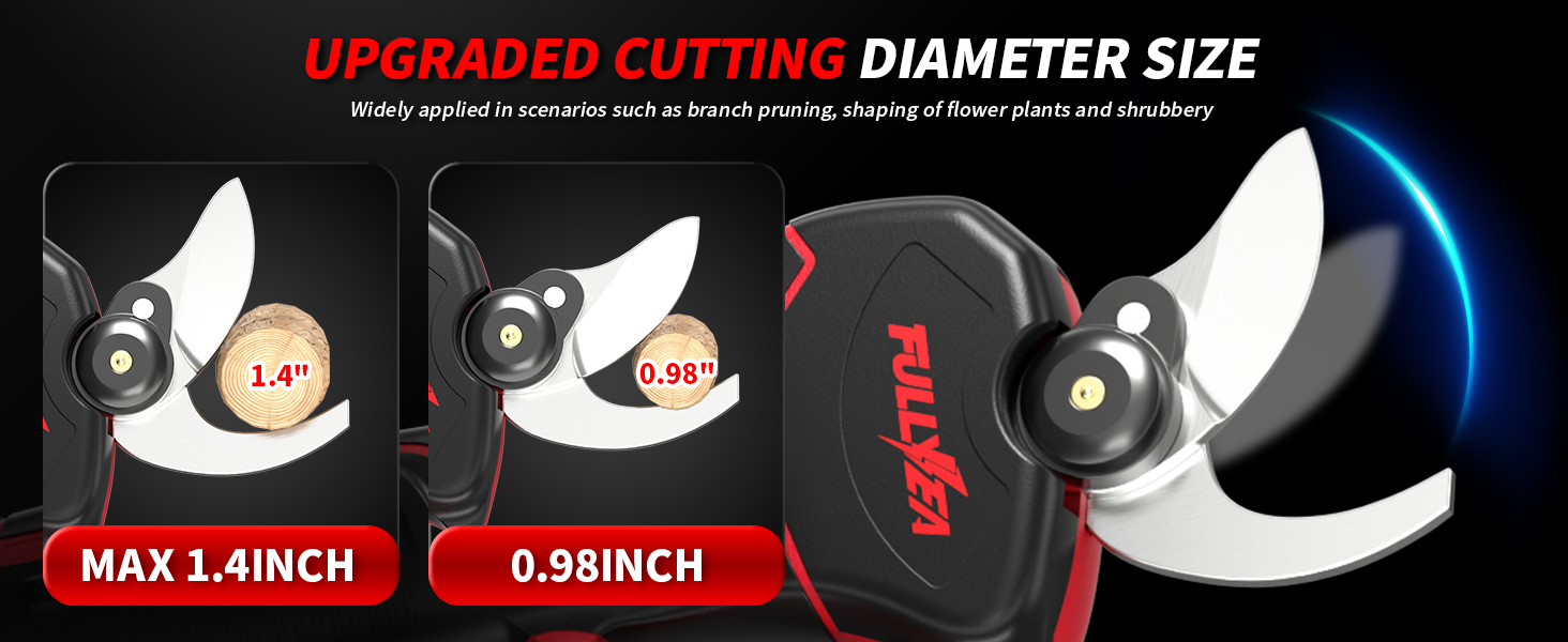 battery pruning shears