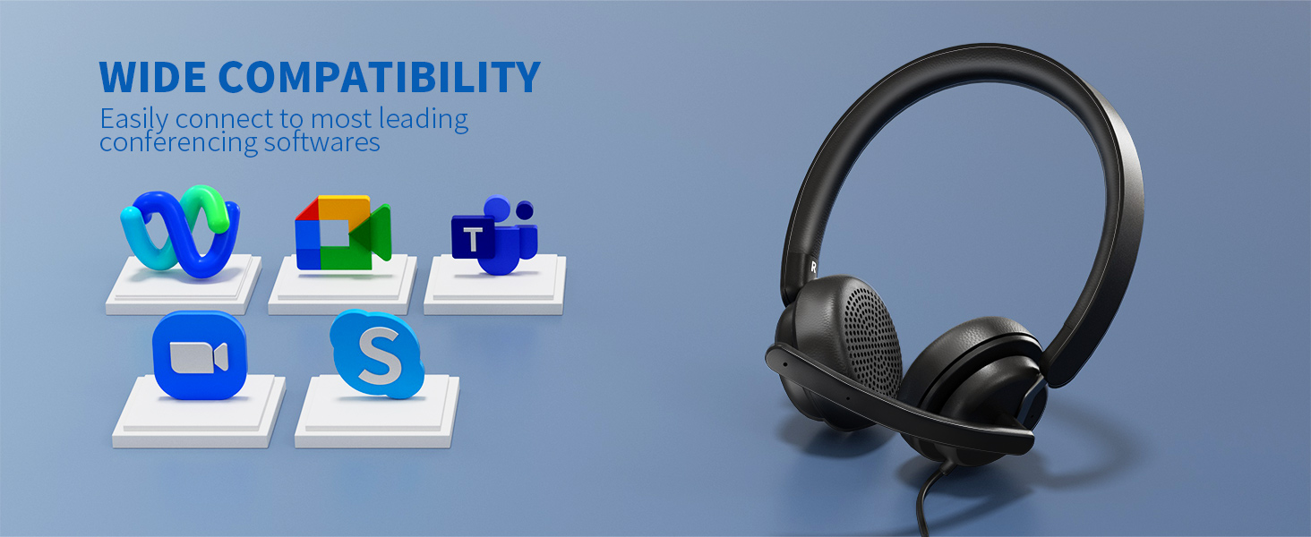 noise cancelling microphone headset office headset usb background noise cancelling