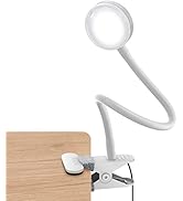 LEPOWER Clip on Light, Reading Lights for Books in Bed with 10 Brightness Levels &amp; 3 Colors, Flex...