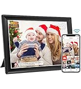 64GB FRAMEO 10.5 Inch Smart WiFi Digital Photo Frame 1920x1280 FHD IPS LCD Touch Screen, Auto-Rot...