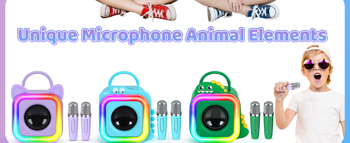 Mini Karaoke Machine for Kids
