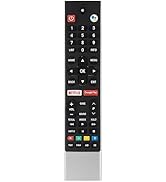 JKZTJOF HS-7700 Voice Remote Control for Skyworth Smart TV HS-7700J HS-7720 with Google Play and ...