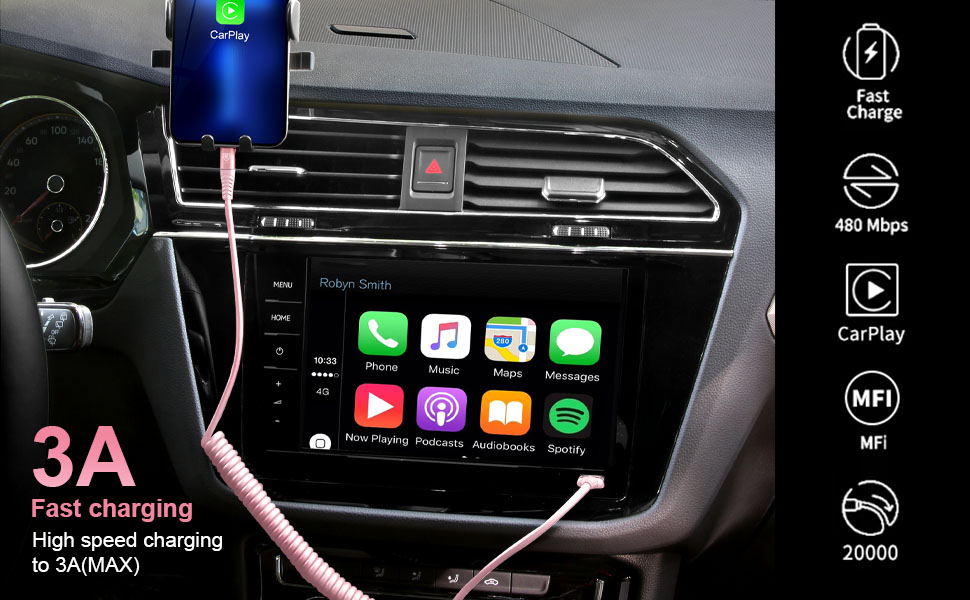 iPhone Charger Cable for Car