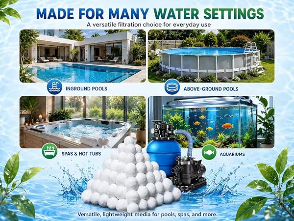POOL FILTER BALLS
