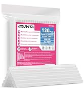 EZUVITA Mini Size Hot Glue Sticks, 0.27” Dia x 8” Long, 120-Pack Clear Hot Melt Glue Gun Sticks f...