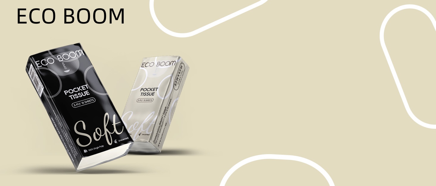 ECO BOOM Travel Size Pocket Tissues