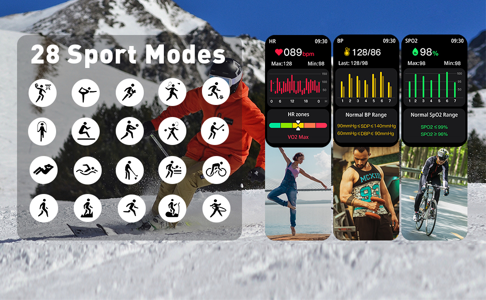 Fitness Tracker Watches for Android/iOS Phones