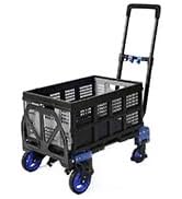 2-in-1 Folding Hand Truck Dolly 330LB Load Carrying Foldable Dolly
