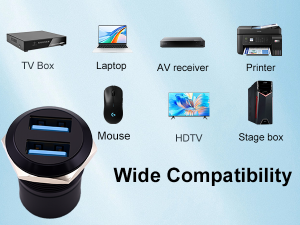 usb 3.0 panel mount adapter 