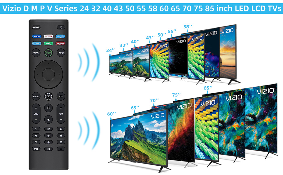 for vizio tv remote xrt140