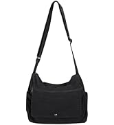 Zlineviy Canvas Messenger Bag for Women Men Crossbody Tote Bag with Multiple Pockets Vintage Satchel