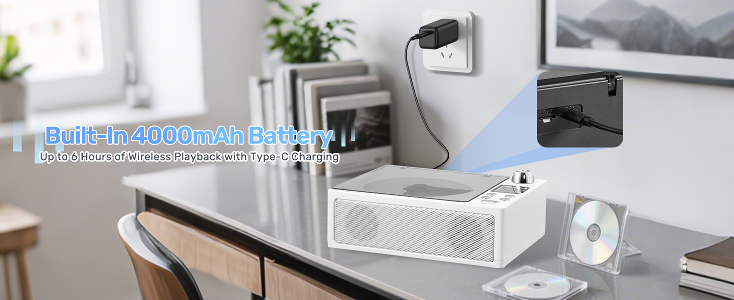 Portable CD Player Boombox