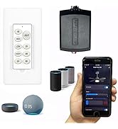 Universal Smart WiFi Ceiling Fan Remote Control Kit, Compatible with Alexa, Google Assistant and ...