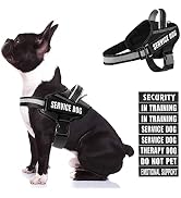 Dog Vest Harness and Patches Set, Animire in Training Service Dog Harness with 8 Dog Patches, Ref...