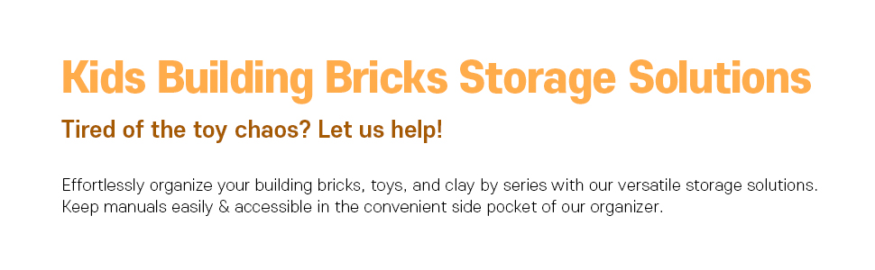 Kids Building Bricks Storage