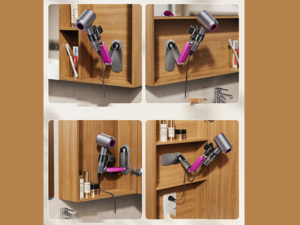 Hands-free hair dryer stand