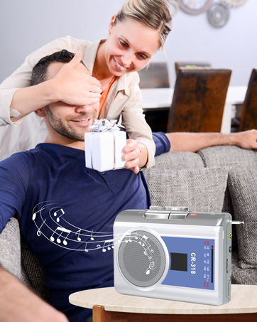 portable cassette player