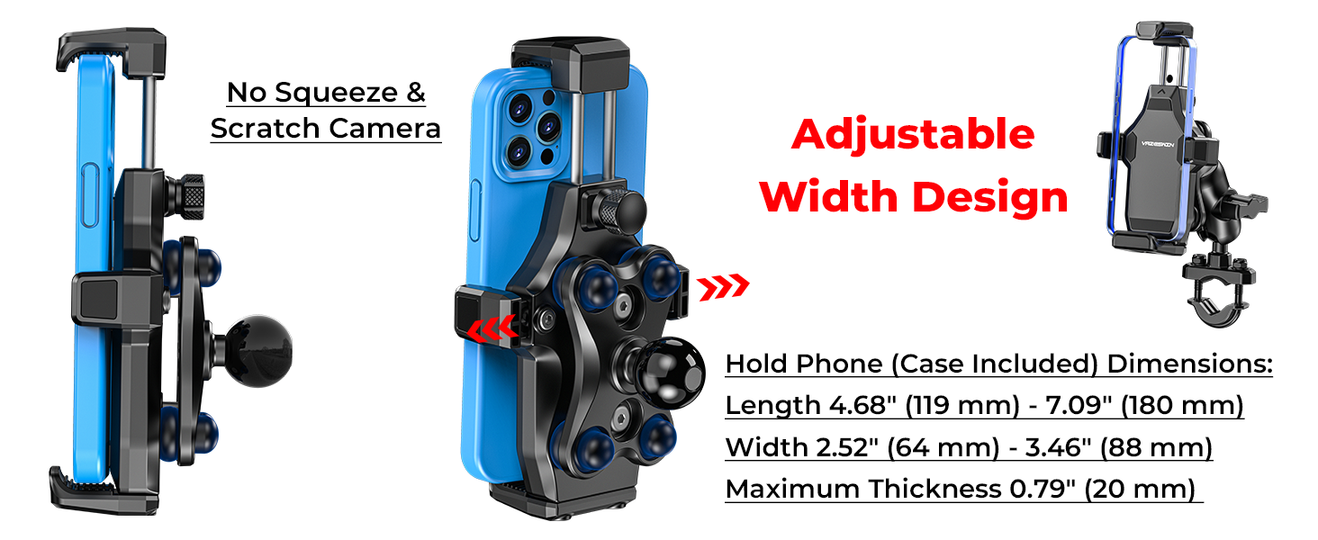 motorcycle handlebar phone mount