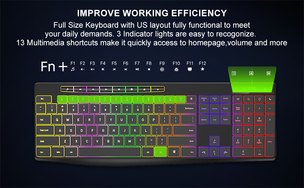 light up keyboard