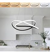 Ajbvp Modern Chandelier Dimmable Pendant Light Fixture,5CCT/2700K/3000K/3500K/4000K/5000K,Adjusta...
