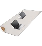 MAIDERN 63”x 31.5” Leather Desk Pad, Large Desk Mat, Cork &amp; Leather Large Mouse pad for Desk, Wat...