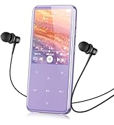 AGPTEK 64GB MP3 Player with Bluetooth, M3 2.4 inch Music Player with Speaker and FM Radio, Touch ...