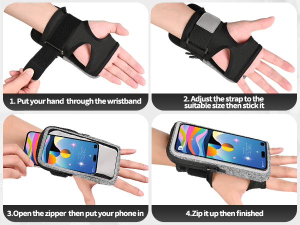 cell phone holder for walking arm phone holder for running phone armband