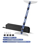 Stair Tread Template Tool with Adjustable Measuring Features Complete Accessories and Storage Bag...