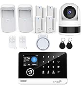 TUGARD WIFI/2G Wireless Home Alarm with 1080P Indoor WiFi Surveillance Camera, Home Alarm System ...