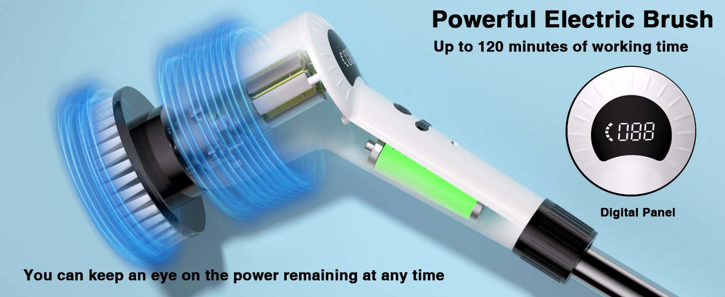 electric scrubber for cleaning