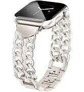 JR.DM Starlight Watch Bands for Women Compatible with Apple Watch 41mm 38mm 42mm(S10/11) Stylish ...