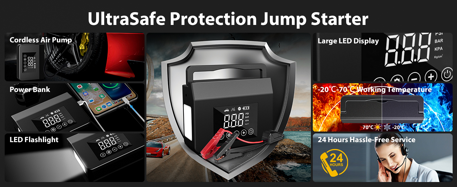 UltraSafe Protection Jump Starter